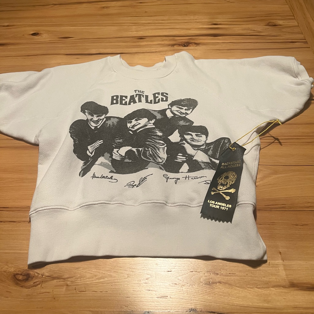 Madeworn White Beatles Sweatshirt
